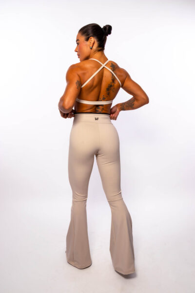 Legging Flare Off White Double Colors