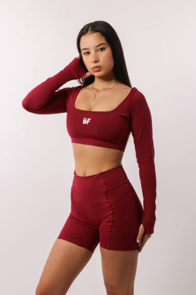 Crooped Manga Com Dedinho Rouge